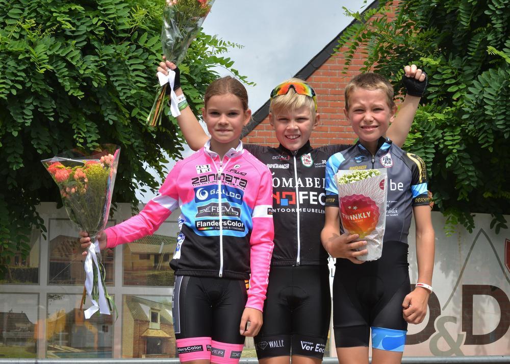 Miniemen en aspiranten koersen in Tielt