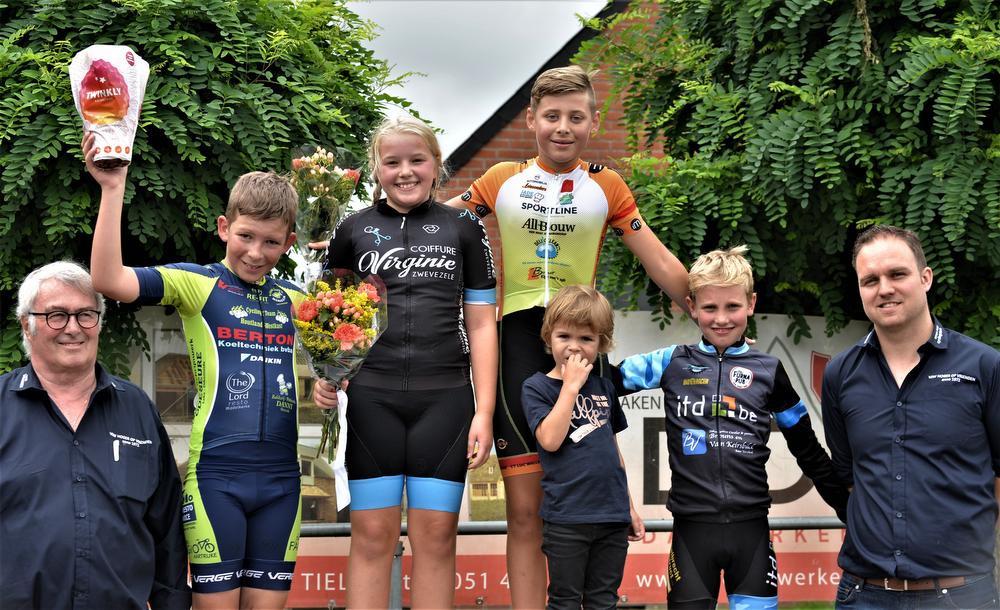 Miniemen en aspiranten koersen in Tielt