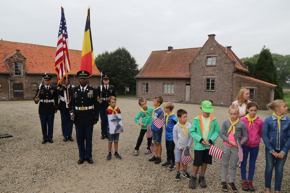 Herdenking Amerikaanse troepen in Kemmel
