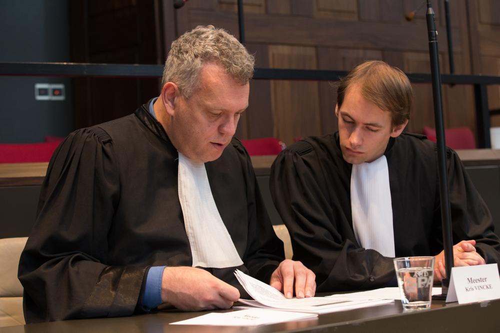 Advocaten Kris Vincke en Simon Ramaekers.