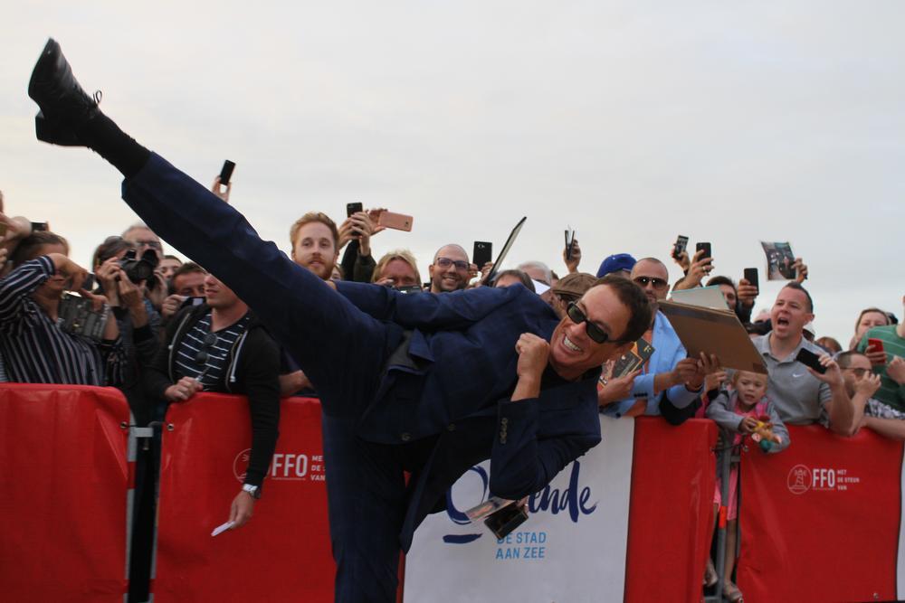 Jean Claude Vandamme krijgt ster op Walk of Fame tijdens Filmfestival Oostende