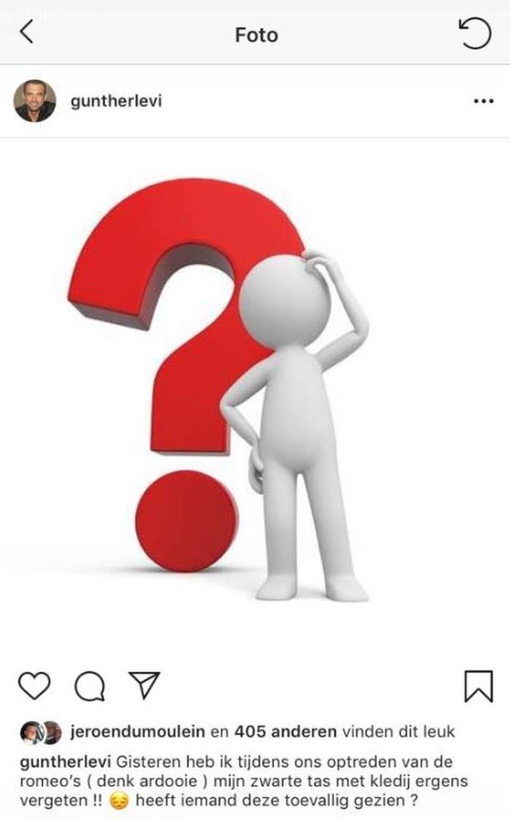 Wie zag de zak van Gunther van De Romeo's in Ardooie?