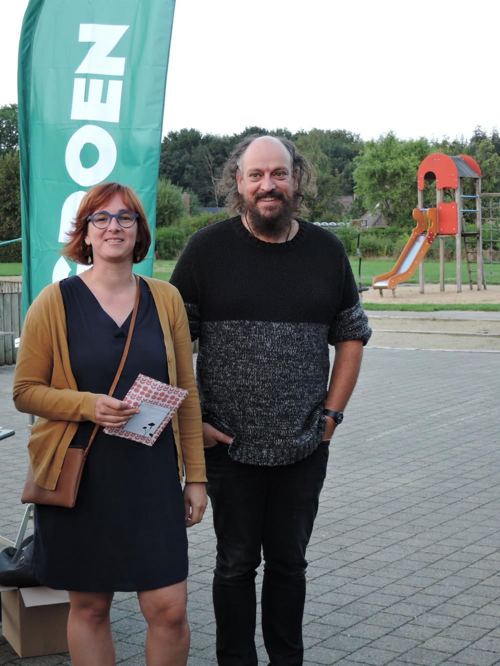 Lijsttrekker Carol Cartigny en huidig gemeenteraadslid Geert Vercruyce hopen op minstens twee zetels om hun ambities voor een groen Oostkamp waar te maken.