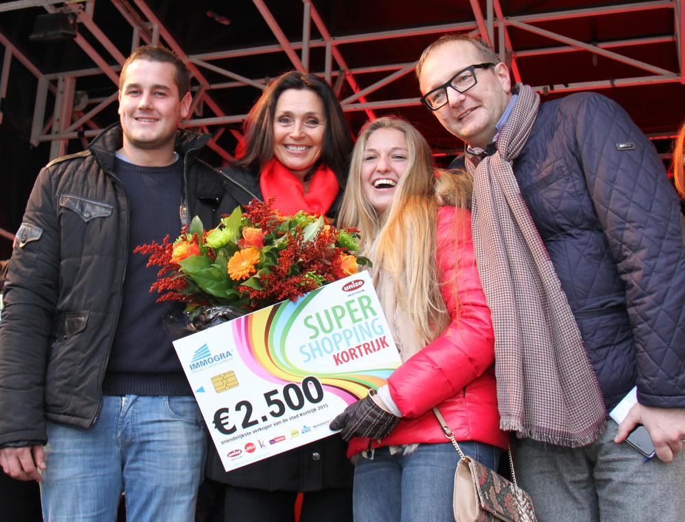 Heuls koppel wint 10.000 euro tijdens Super Shopping Kortrijk