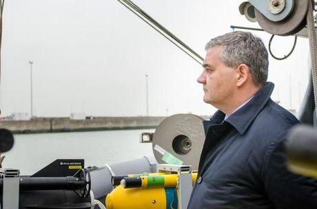 Minister van Defensie Steven Vandeput bezoekt marinebasis in Zeebrugge
