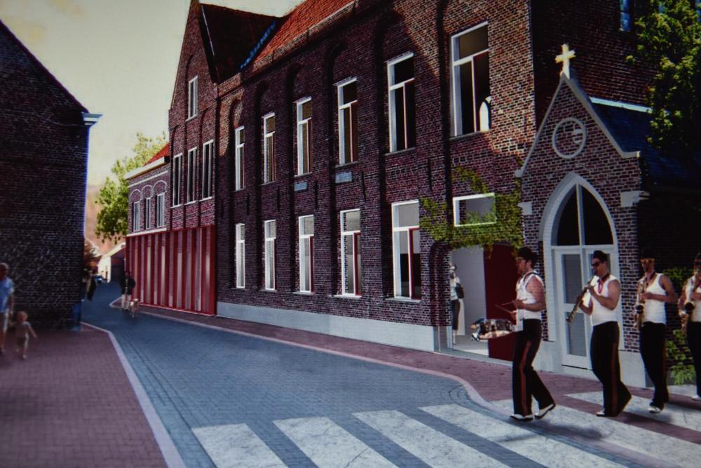 Het nieuwe Kanegem: uitbouw parochiezaal én nieuwe jeugdlokalen