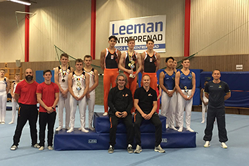 Senne Spyckerelle behaalt zilver met Belgische juniorenploeg Gymnastiek