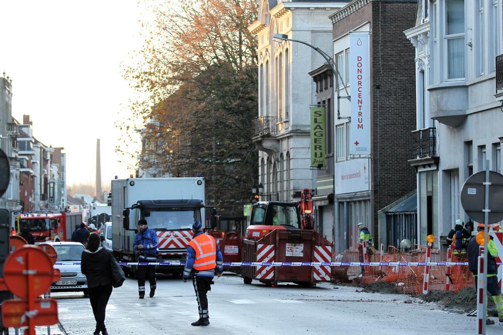 Kleine evacuatie in Kortrijk door gaslek