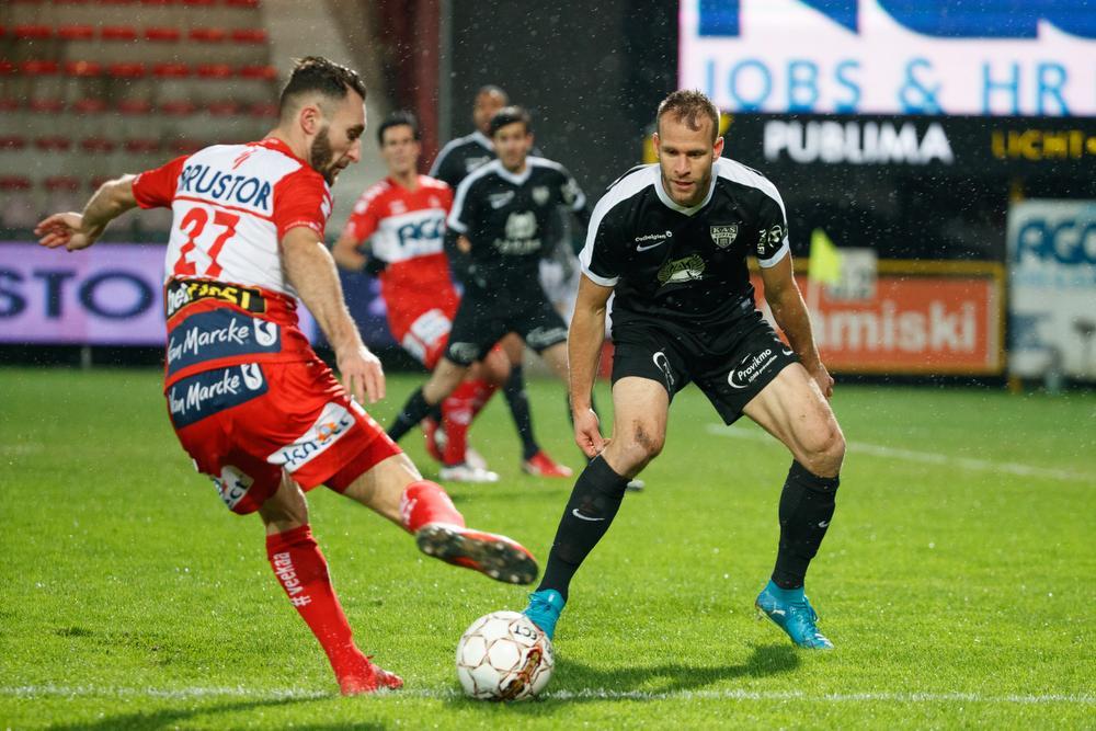 KV Kortrijk doet na gelijkspel tegen Eupen slechte zaak in strijd voor topzesplaats