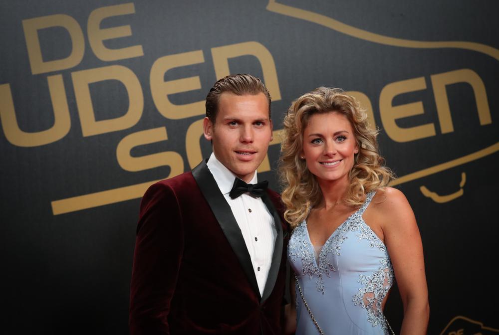 Ruud Vormer en zijn vrouw Roos America op de rode loper.