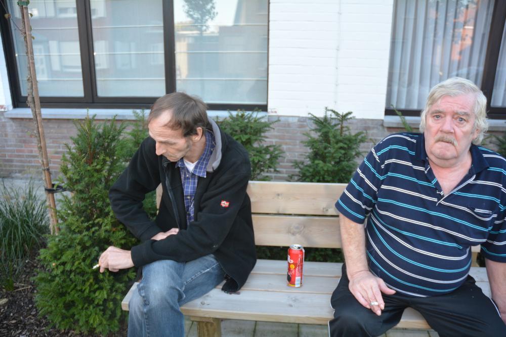 Danny Vanderhispaille en buurman Medard Bekaert.