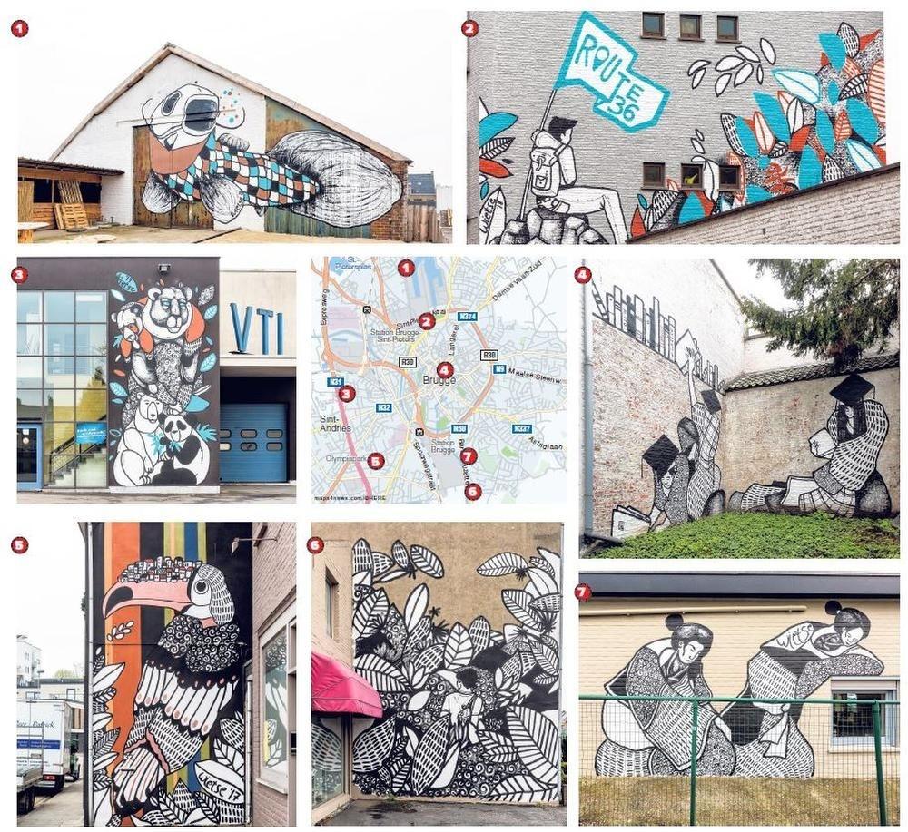 Wietse Hindryckx geeft Brugge kleur met zijn murals: Streetart? Daarvoor moet je toch niet naar Oostende?