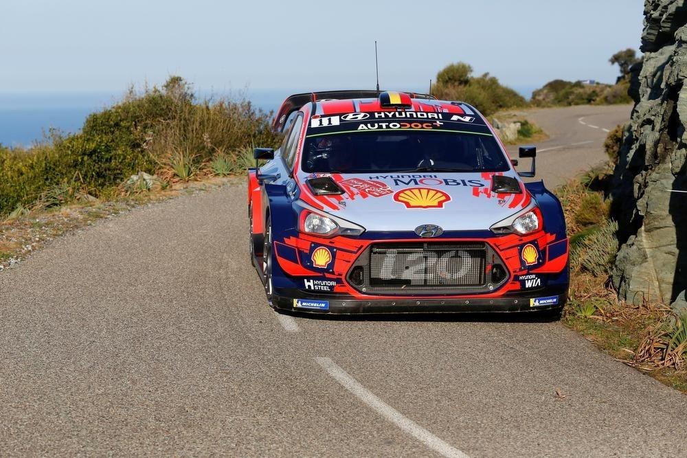 De Hyundai i20 coupé WRC zal voor het eerst in actie komen in België.