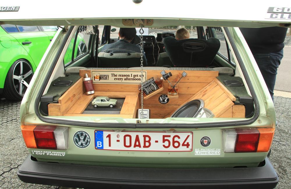 De oude - exclusieve - Volkswagen van Kristof Colpaert.