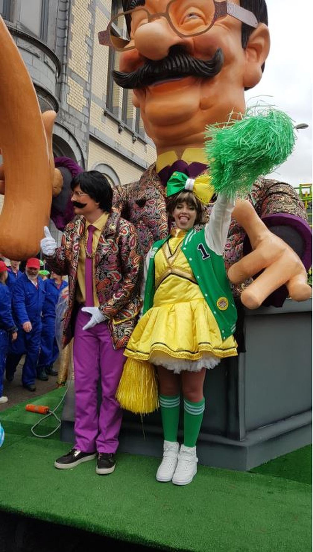 Niels Destadsbader is Balthazar Boma tijdens Aalst Carnaval