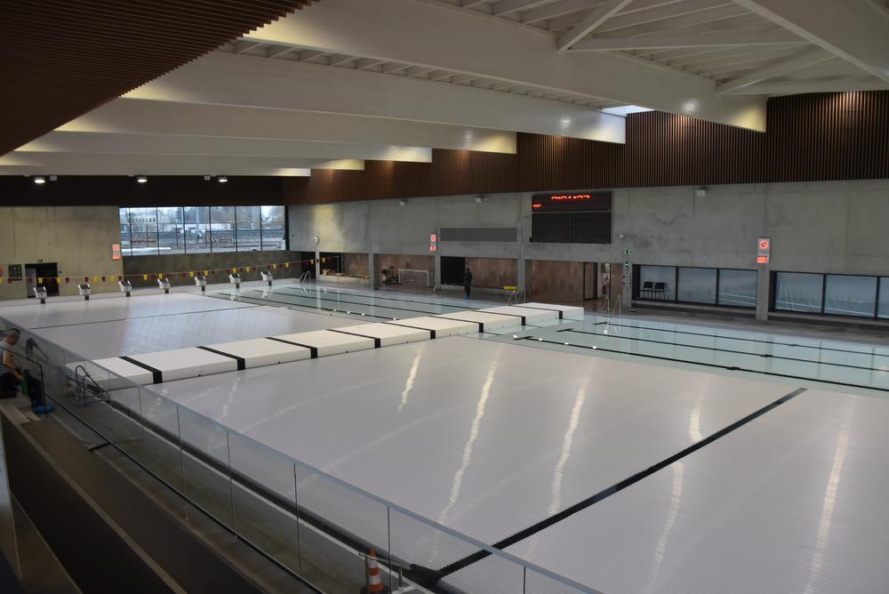 Het sportgedeelte van het zwembad gaat dit weekend open.