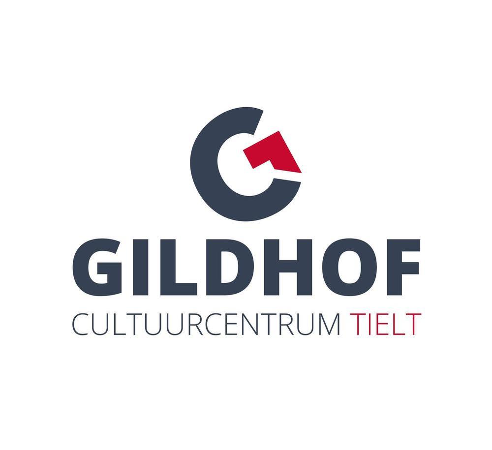 Het nieuwe logo van cultuurcentrum Gildhof.