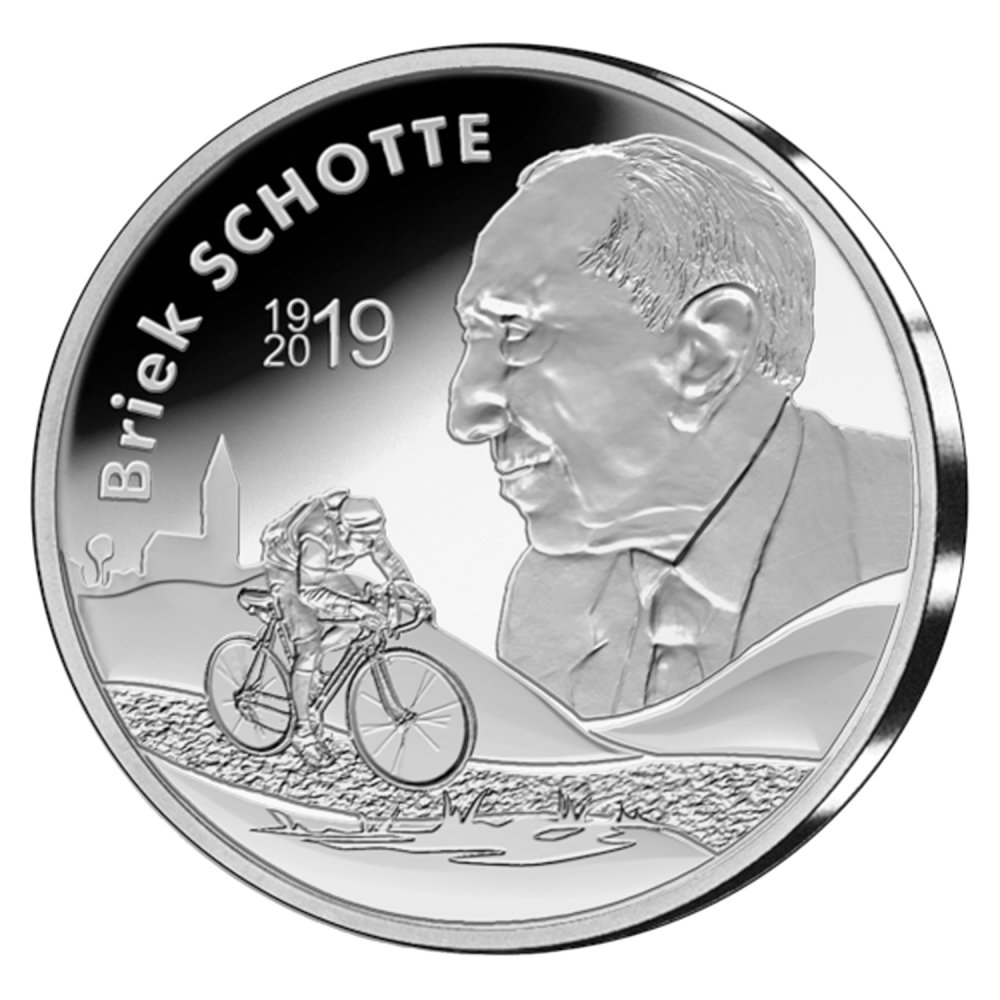 Koninklijke Munt van België eert Flandrien Briek Schotte met officiële munt: 