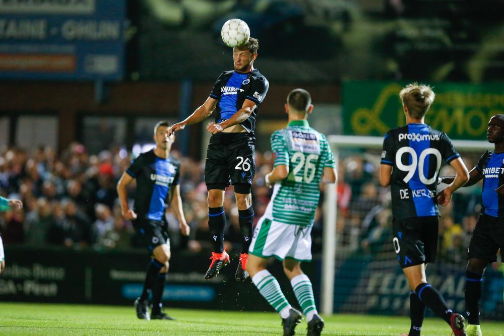 IN BEELD - Club Brugge met 0-3 voorbij Francs Borains in Croky Cup