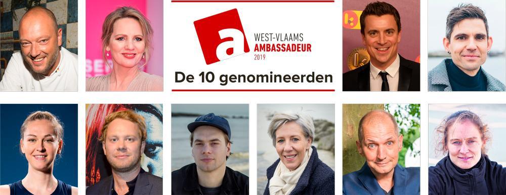 Lezers en jury hebben beslist: dit zijn de 10 finalisten voor West-Vlaams Ambassadeur