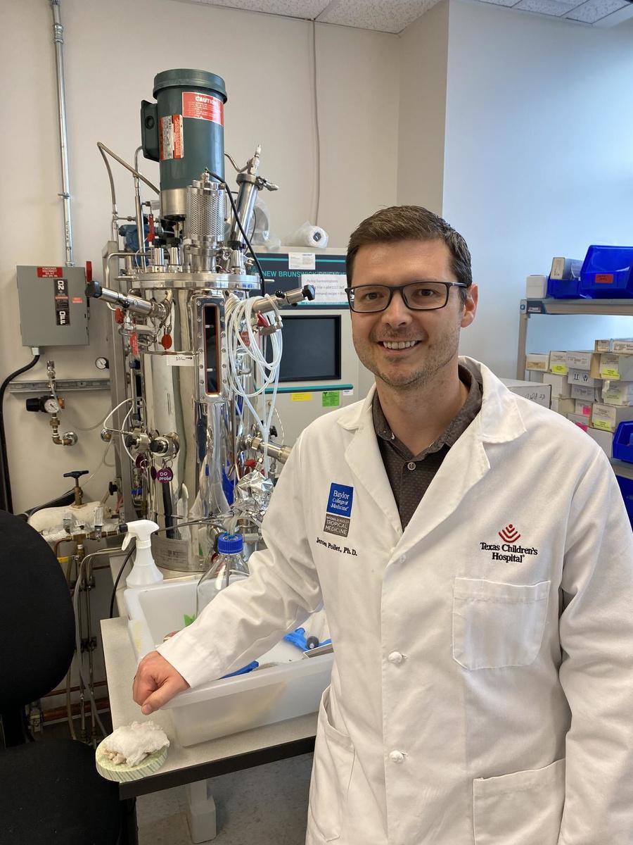 West-Vlaming Jeroen Pollet in een van de labo's aan het Baylor College of Medicine en het Texas Children's Hospital Center for Vaccine Development.