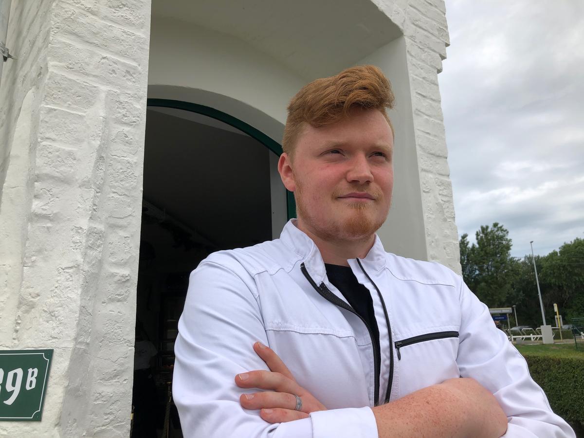 De 20-jarige Tristan Liekens heeft sinds vorige week een eigen bakkerij in het Molenaarshuys.