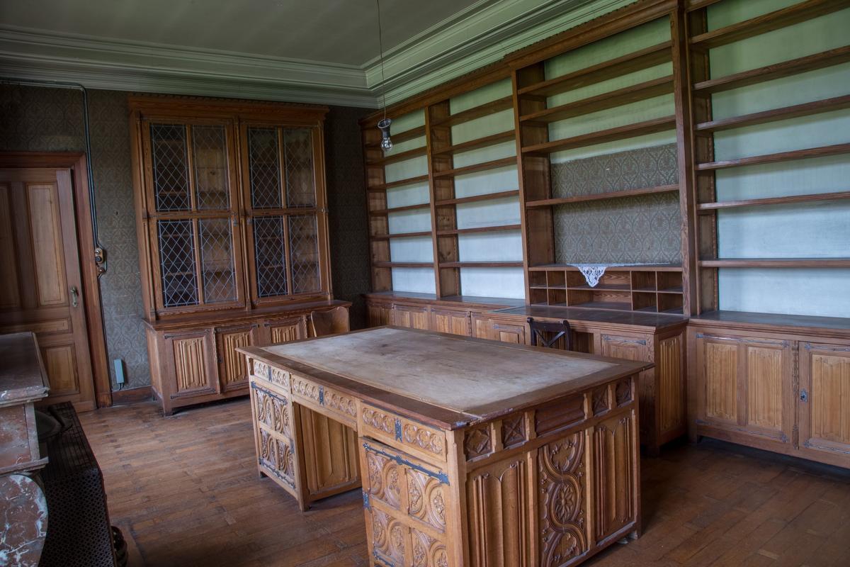 Het bureau van baron De Pélichy.