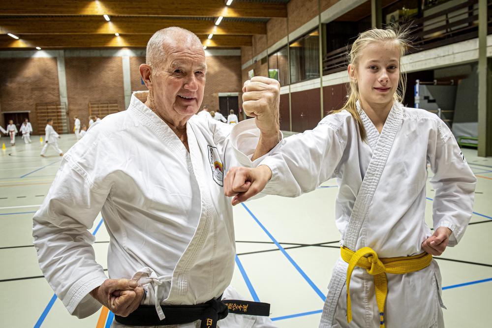 Jules is 80... en karate kid: 