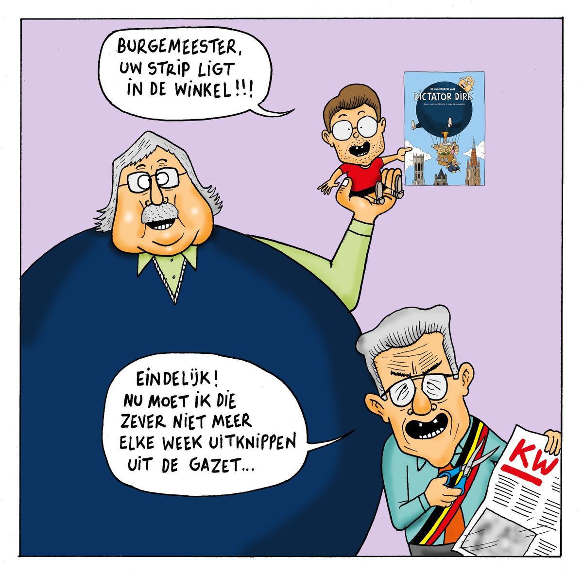 Dictator Dirk nu ook in stripalbum: