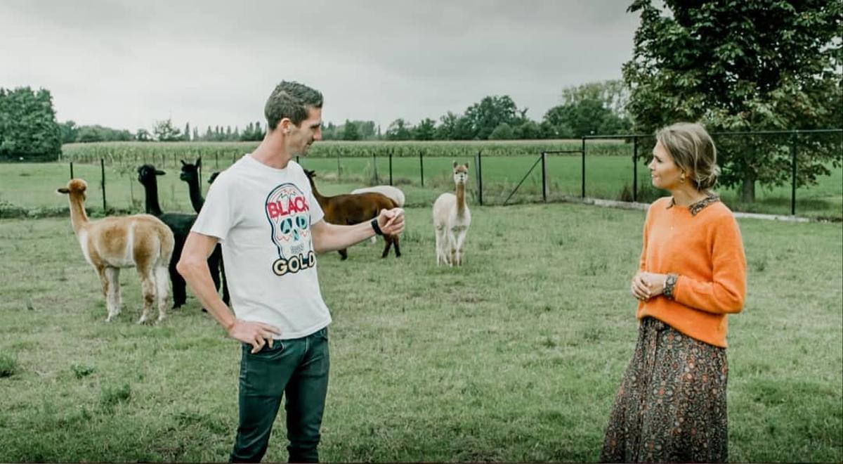 Op bezoek bij Jurgen Van den Broeck en zijn alpaca's (foto Instagram)