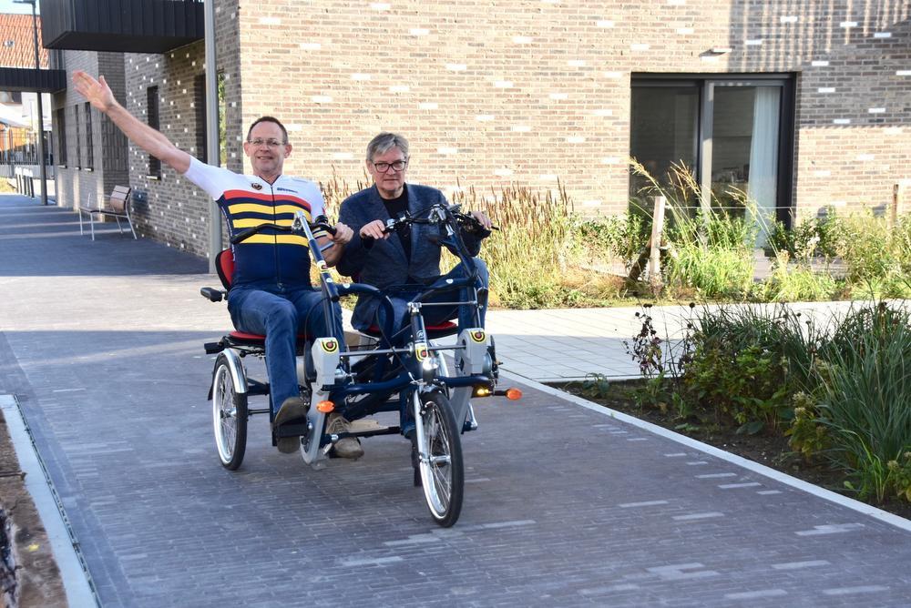 Duo-fietsen voor mensen met dementie in Bellegem