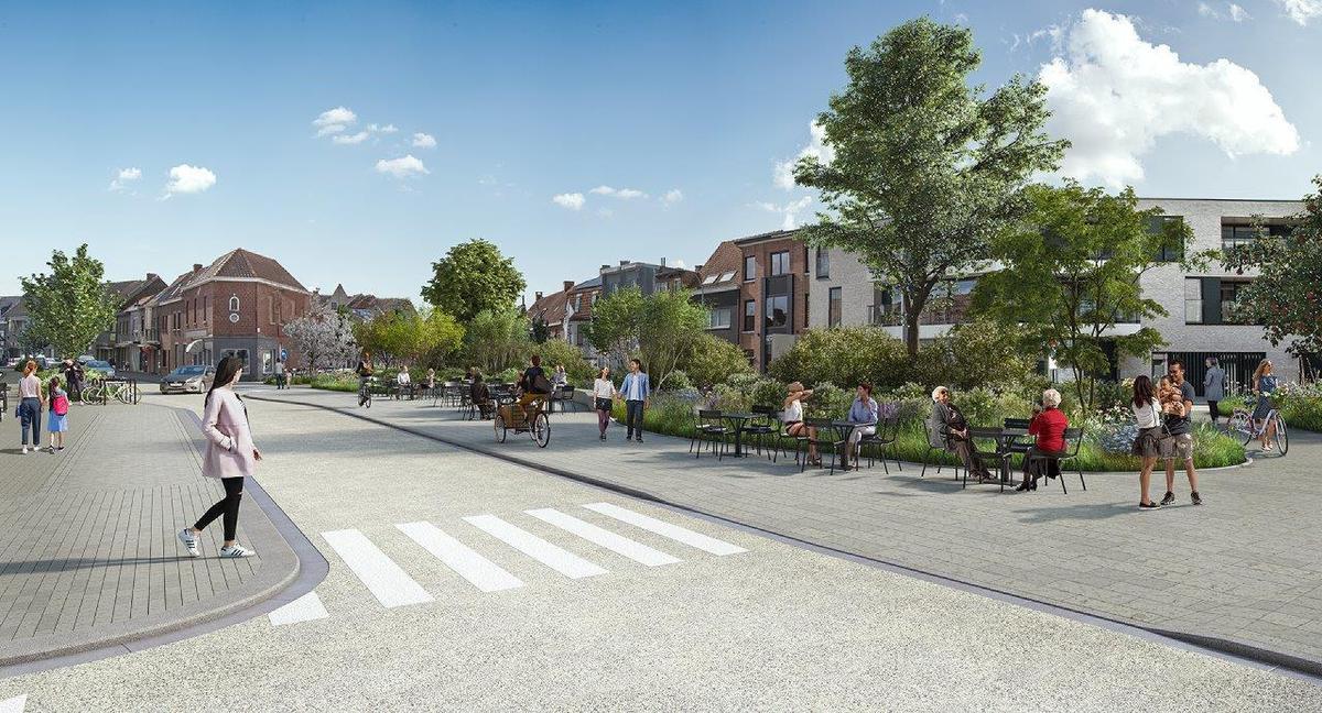 Zo zal het vernieuwde centrum van Kuurne er uitzien: Meer leefbaarheid, bereikbaarheid en groen