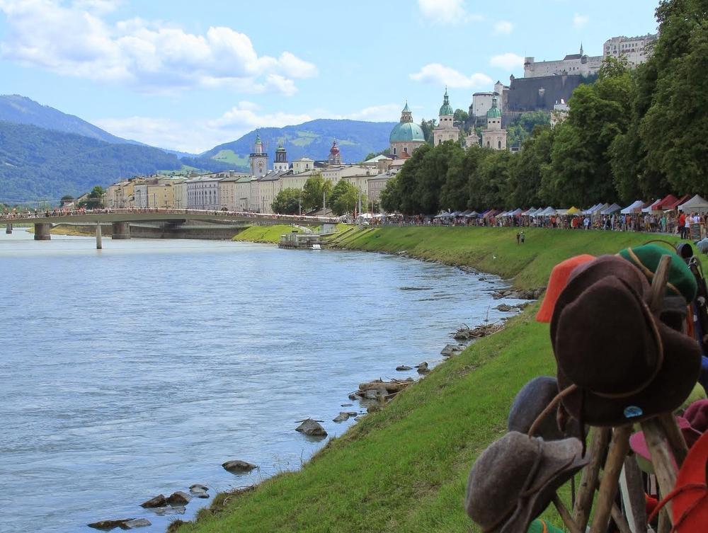 Langs de Salzach.