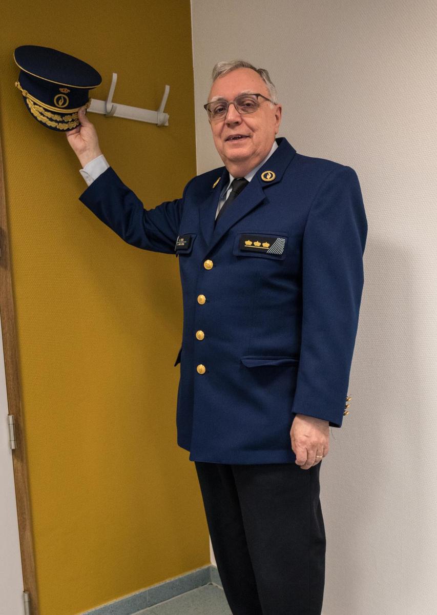 Hoofdcommissaris Georges Aeck van Arro Ieper gaat met pensioen