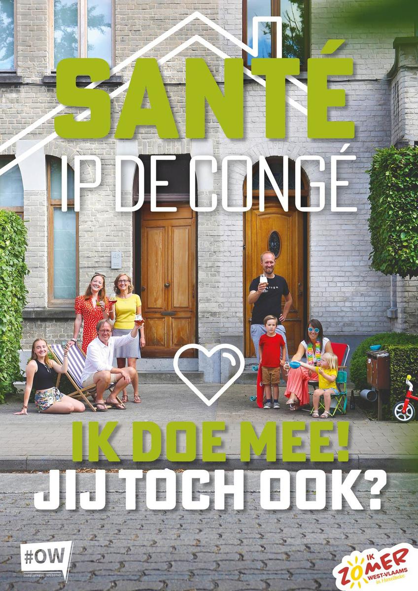 Stad Harelbeke pakt uit met 'Santé ip de congé'