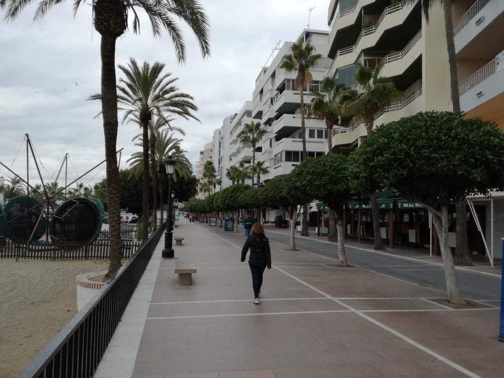 Een frisse zondagmorgen in Marbella. (Foto TVW)