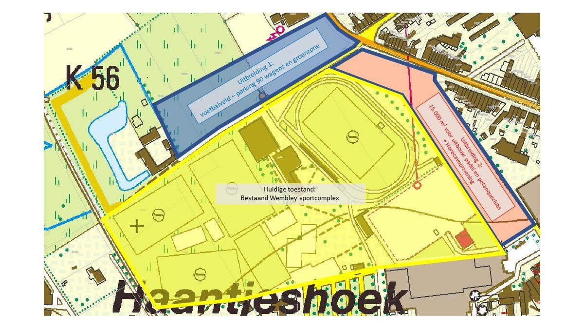 Sportpark Wembley Heule breidt fors uit met padel -en petanqueterreinen