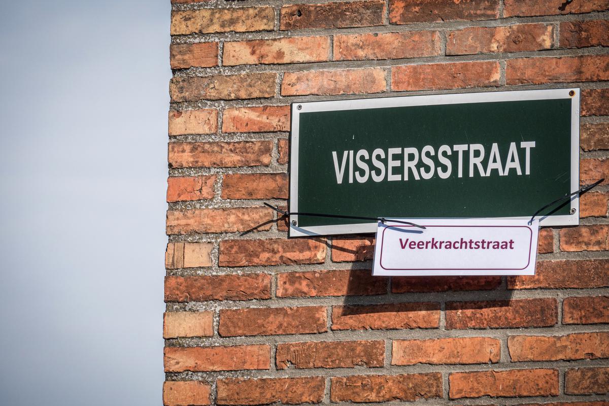 Enkele straten in Zeebrugge kregen hartverwarmende namen. (foto Johan Depaepe)