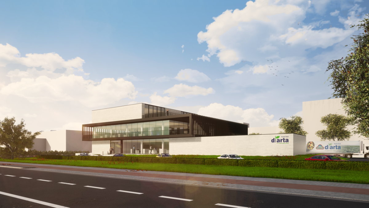 Zo moet het nieuwe hoofdkwartier van d'Arta er begin 2021 uit zien.