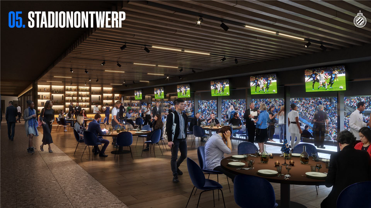 Club Brugge toont revolutionair stadionontwerp aan buurtbewoners