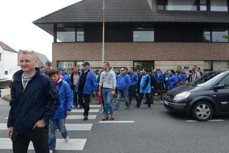 Honderden agenten op straat voor serene protestactie in Brugge