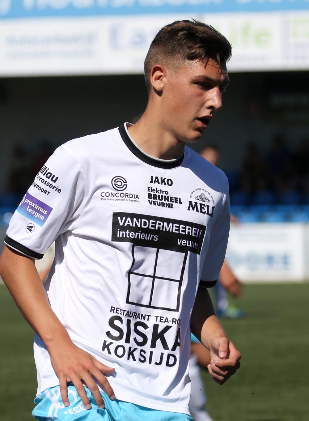 Dante Blanckaert stond tegen Beerschot-Wilrijk negentig minuten op het veld.