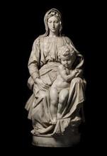 De Brugse Madonna van Michelangelo. (foto Cedric Verhelst)