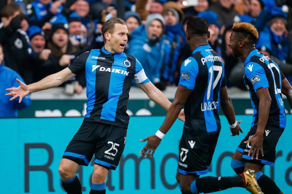 Club Brugge zet scheve situatie recht en sluit 2017 af met zege tegen Moeskroen