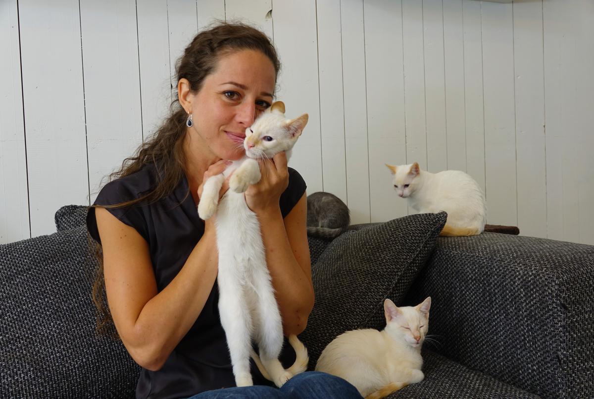 Birgit hoopt vooral dat haar katjes het goed zullen stellen.