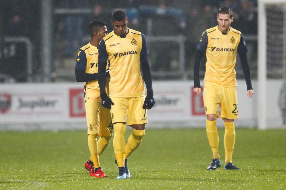 Zwak Club Brugge pakt in slotfase een punt bij rode lantaarn Eupen