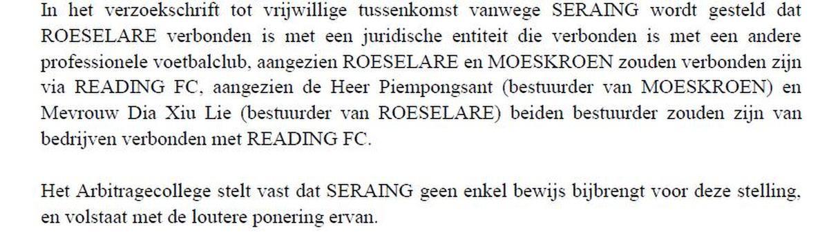 Slecht dossier en financieel geknoei zorgden voor weigering licentie KSV Roeselare