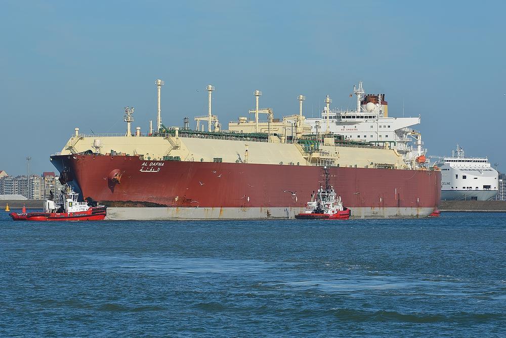 Onlangs kwam uit Qatar voor het eerst de grootste LNG-tanker Al Dafna naar de terminal van Fluxys in Zeebrugge.