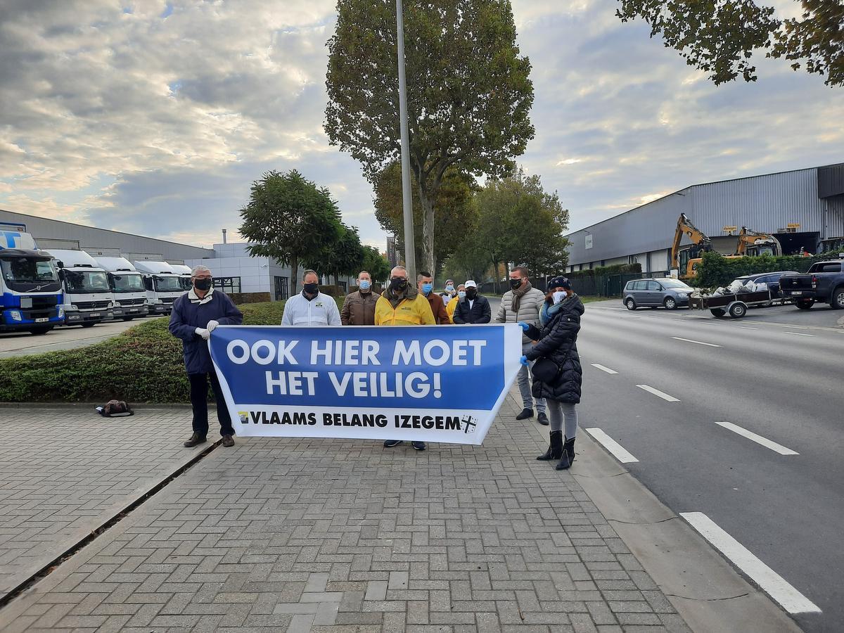 Vlaams Belang Izegem pleit voor eenrichtingsverkeer ter hoogte van containerpark