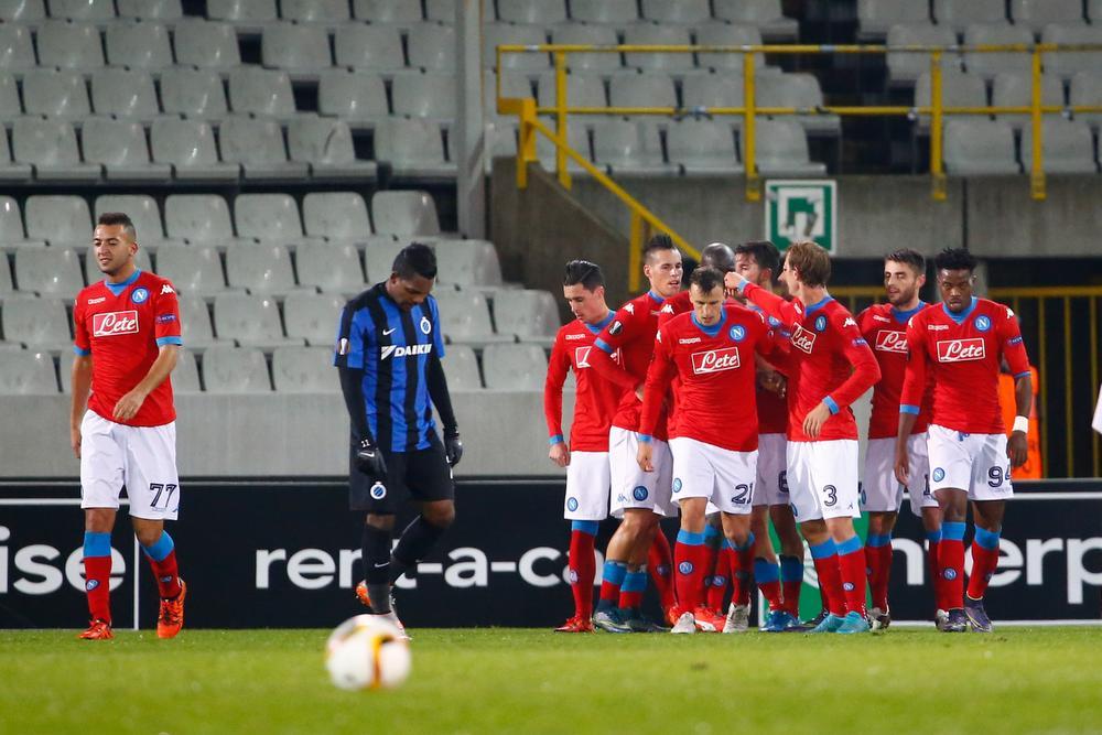 Club Brugge houdt kwalificatiekansen gaaf, ondanks nederlaag tegen Napoli